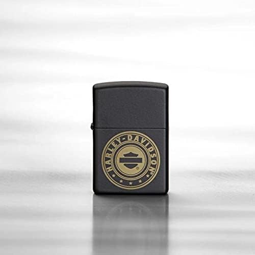 Personalized Zippo Harleey-Daviddson Windproof Oil Lighter Engraving - Christmas, Halloween & Valentines Day Gift (Silver Eng)
